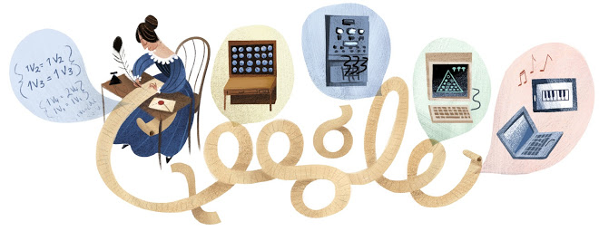 Google Doodle of Ada Lovelace