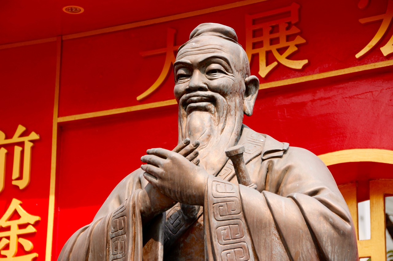 Picture of Confucius from Pixabay