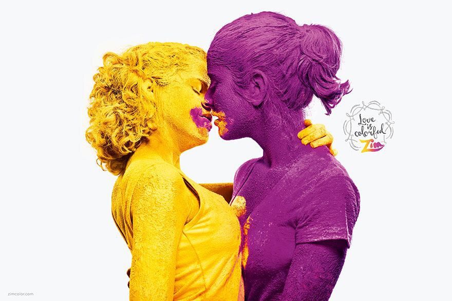 Love comes in many shapes and colours …