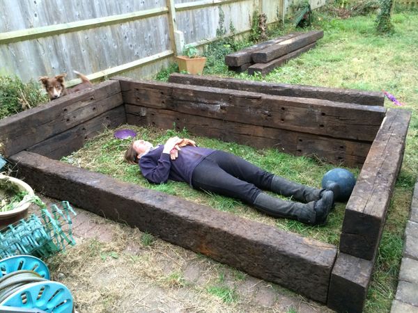 Sleeper raised bed prototype 1