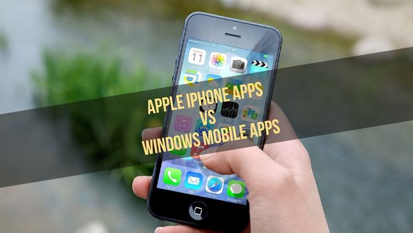 Apple iPhone Apps vs Windows Mobile Apps
